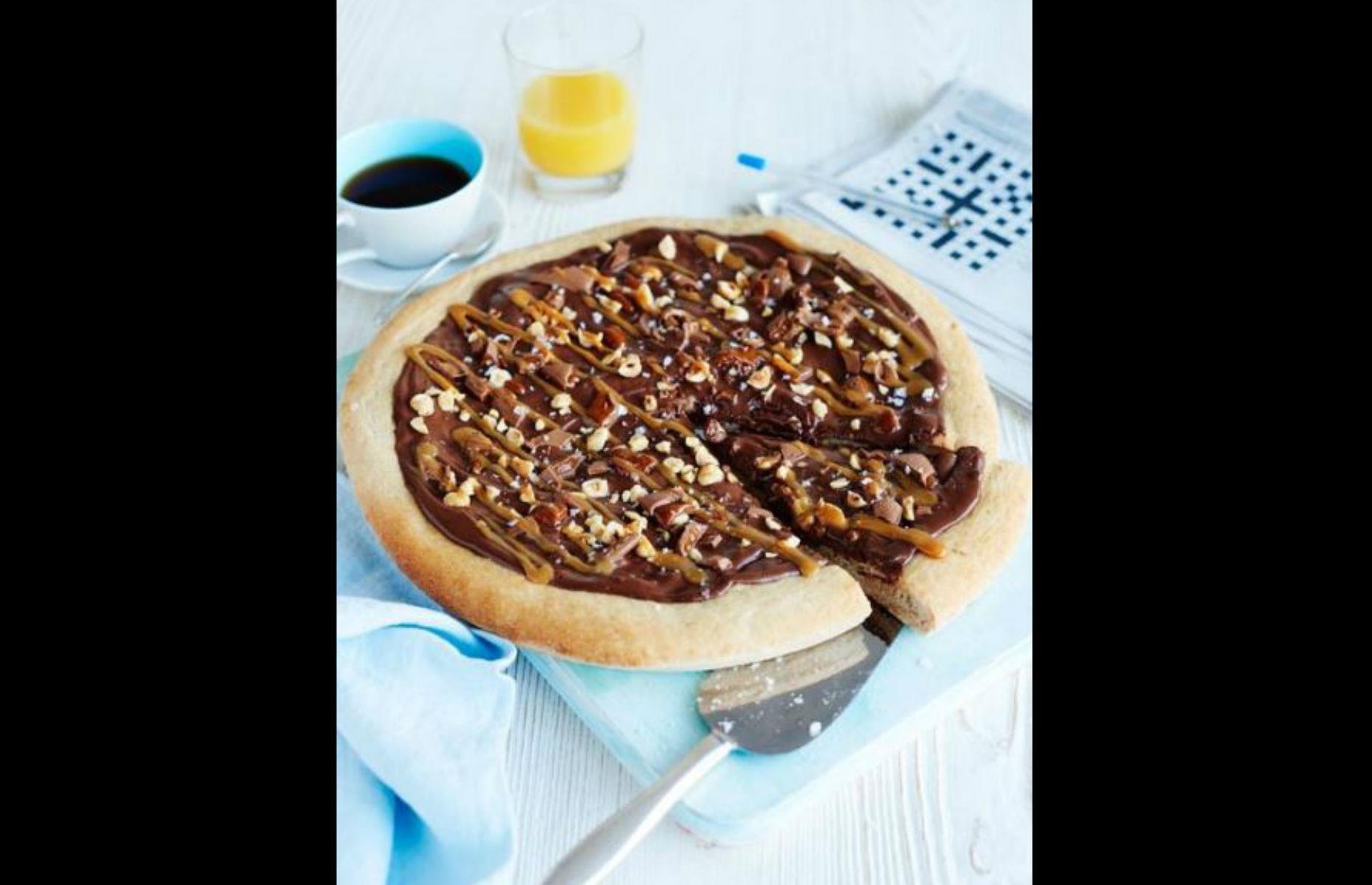 Chocolate pizza